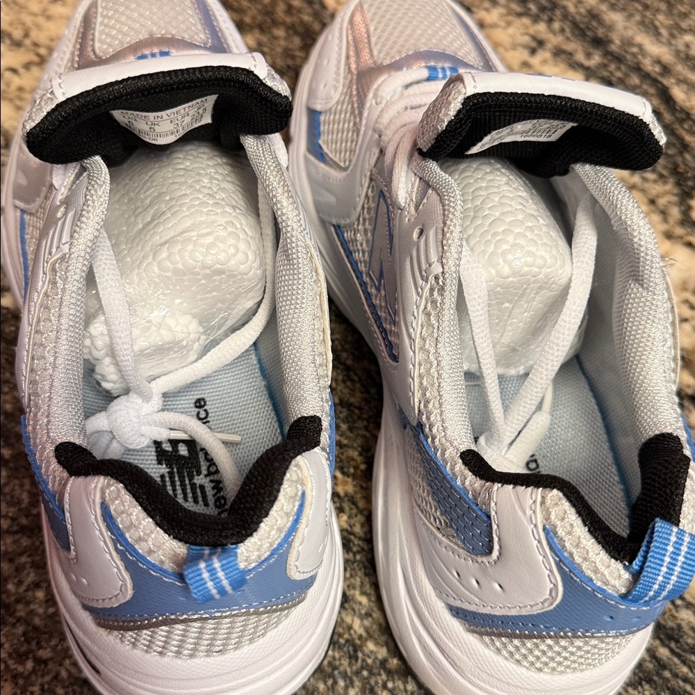 New Balance 530 Whiteblue metallic  Women's Sneakers - Picture 6 of 9